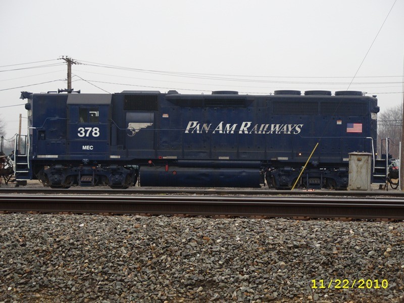 Photo of MEC#378 form the Conducter side at Rigby.