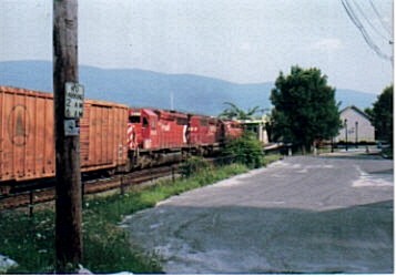 Photo of panam train moed at north adams ma
