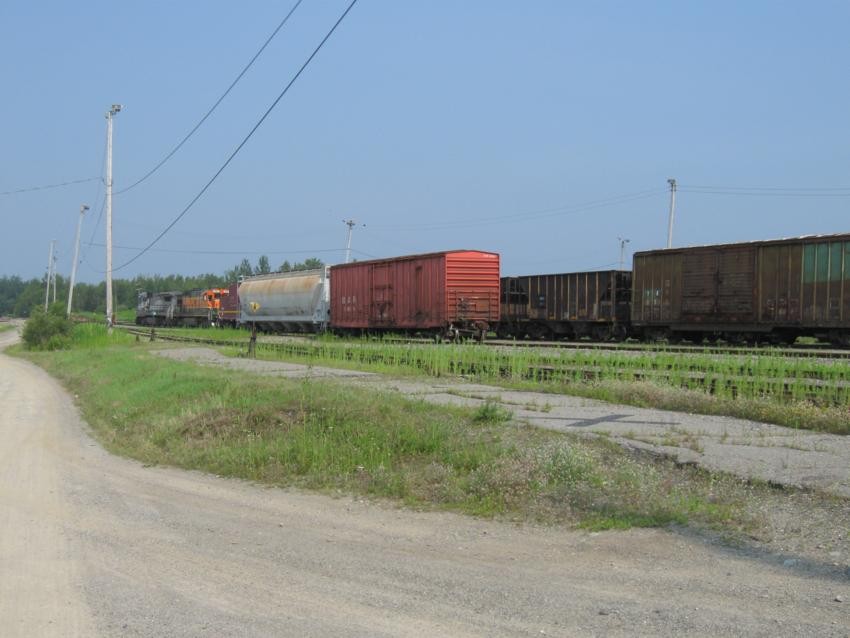 Photo of Yard behind LMS at Northern Maine Junction