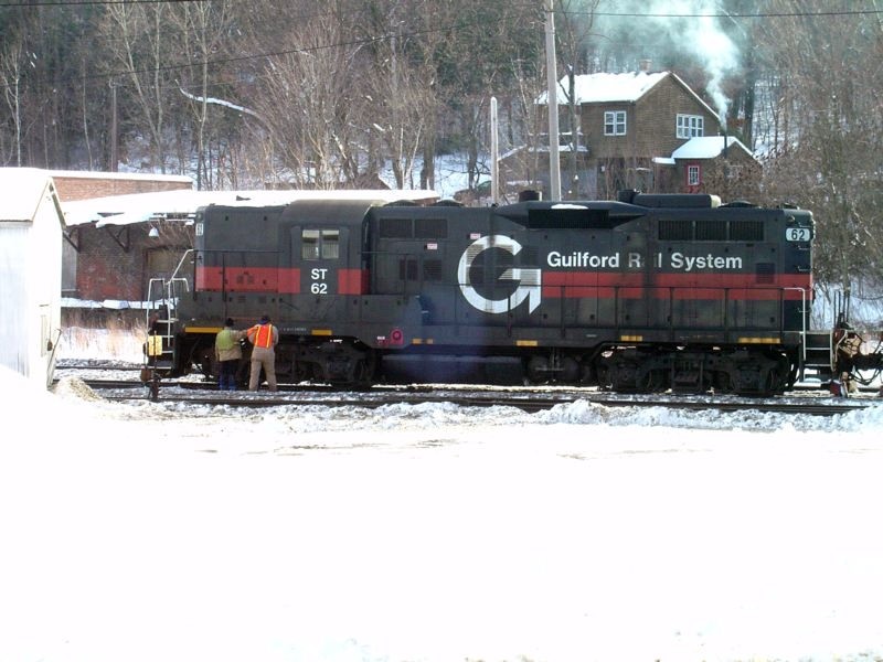 Photo of ST 45 and 62 are the switchers in East Deerfield Yard