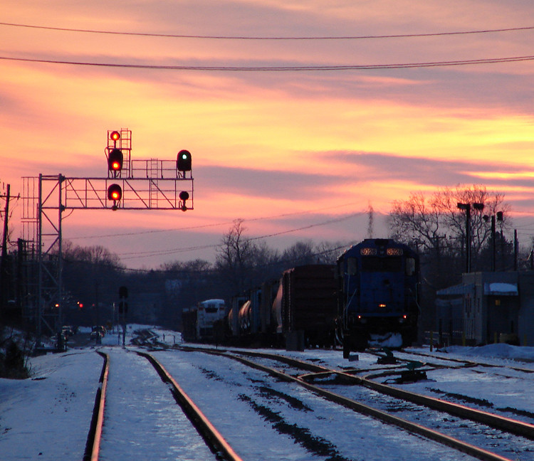 Photo of Sunset - Burlington NJ Yard