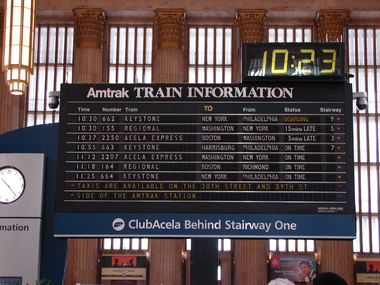 Photo of 30th Street Station - Philadelphia PA.