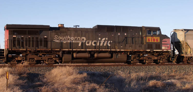 Photo of SP (UP) loco #6186 C44AC