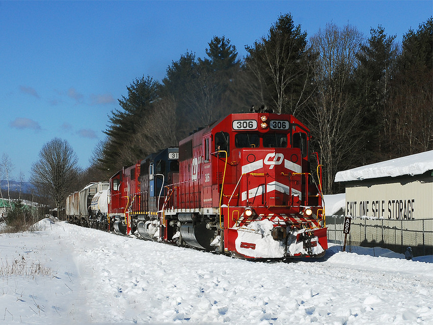 Photo of CLP 263 Eastbound at Fair Haven, VT
