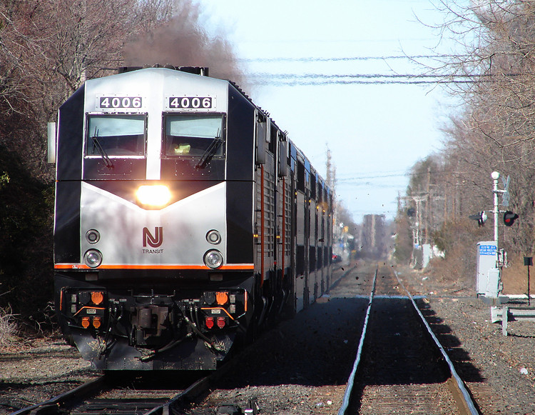 Photo of An extra train pulling into Bay Head, NJ