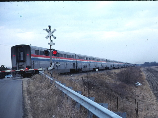 Photo of Amtrak leaving