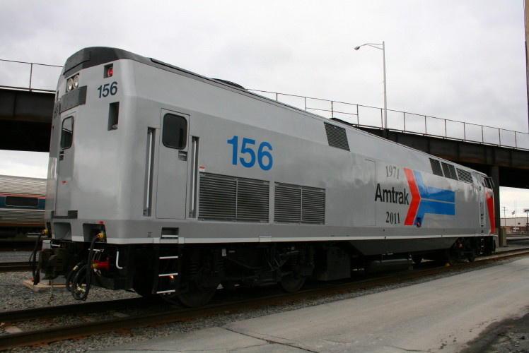 Photo of Rear view of Amtrak 156 at Albany, NY