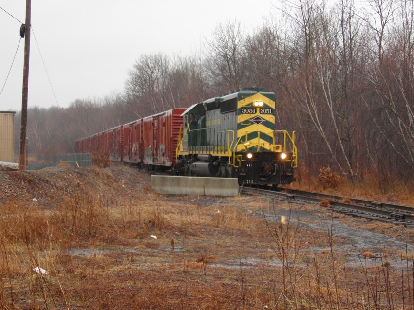 Photo of Reading and Northern 3051 in Taylor , PA.