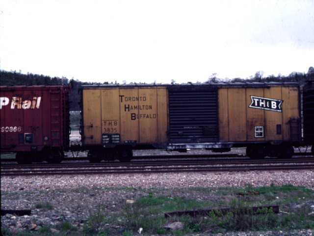 Photo of TH&B boxcar