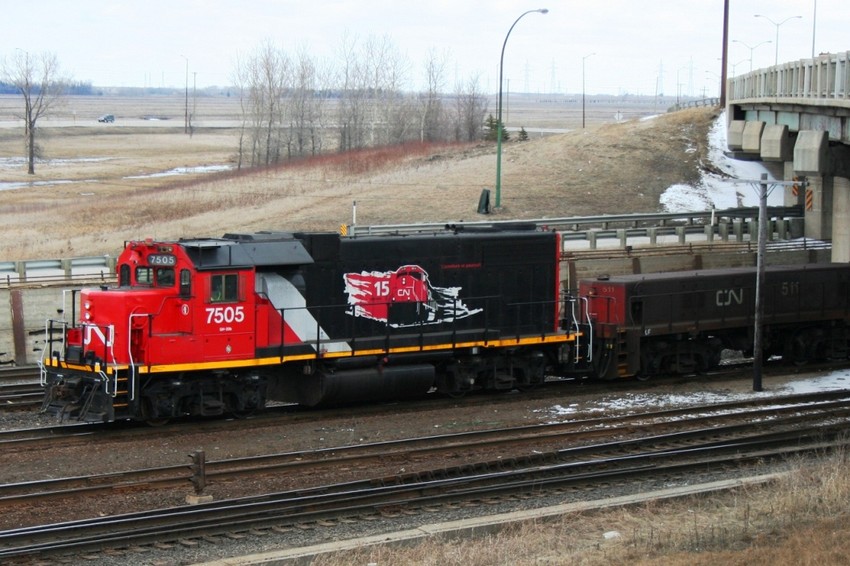 Photo of CN 7505 at Winnipeg Manitoba