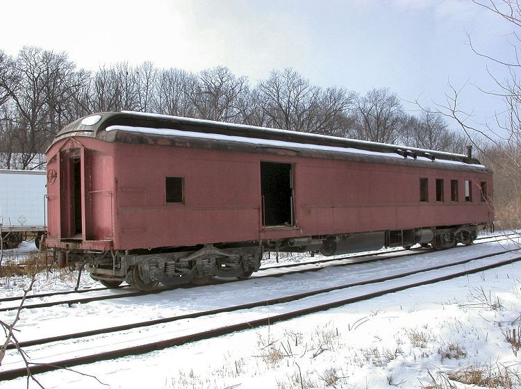 Photo of Pioneer Railcorp Maintenance Combine, Hamilton, Illinois, January 28, 2011