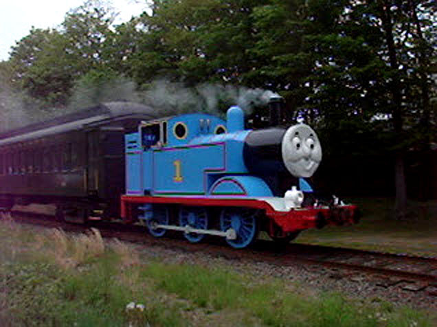 Photo of 1st Weekend 2011 with Thomas the Tank Engine.