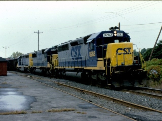 Photo of Mt. Tom Coal train at Northampton, Mass. CSX power