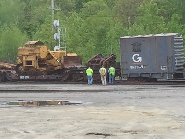 Photo of Wreck Train on the ground