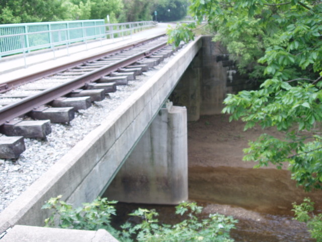 Photo of Bridge just north of the station.