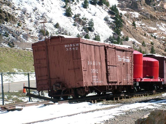 Photo of D&RGW Boxcar #3582 on Georgetown Loop Ry