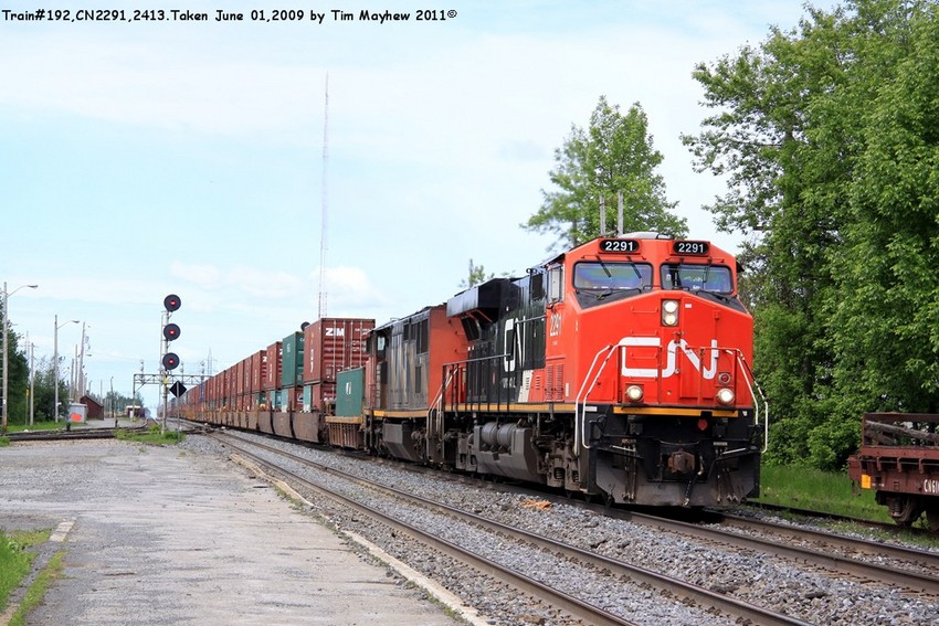 Photo of CN#192 at Coteau Quebec