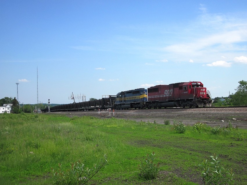 Photo of CP Rail Train -- Mechanicville NY New Yard -- Tuesday June 07,  2011
