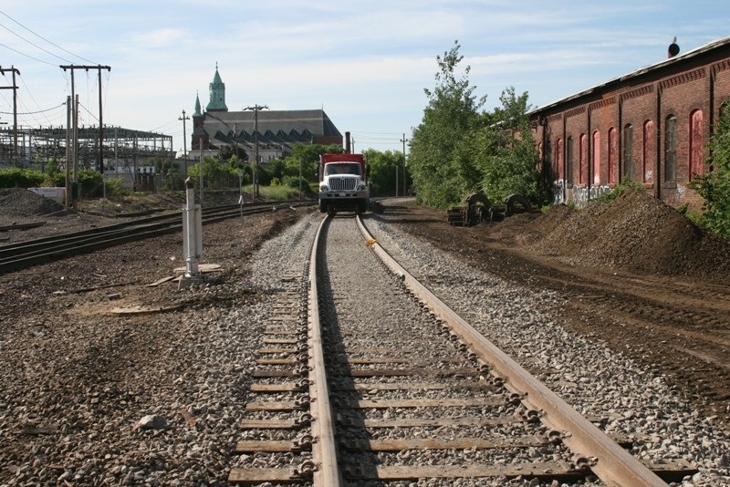 Photo of The new freight runner through Lawrence yard