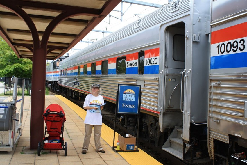 Photo of Amtrak's Museum Train visits New London Ct