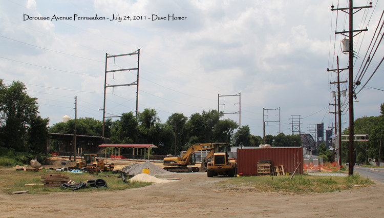 Photo of Derousse Avenue River LINE Station Progress