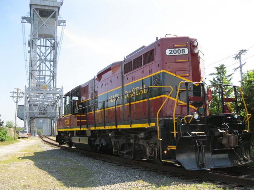 Photo of Mass Coastal Railroad heading back to the cape