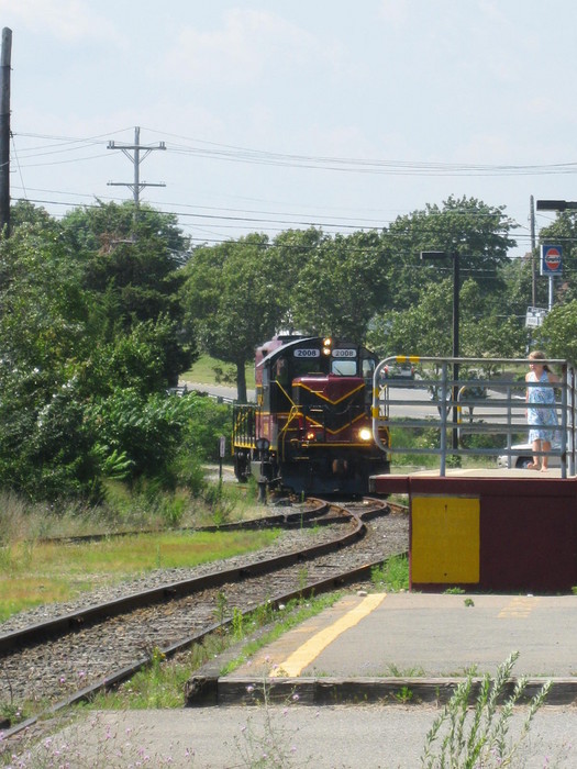 Photo of Mass Coastal Railroad heading back to the cape