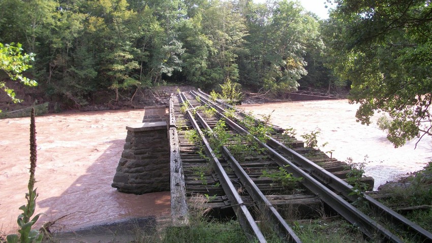 Photo of Boiceville Trestle - C30 - MP 21.3 - Two sections missing