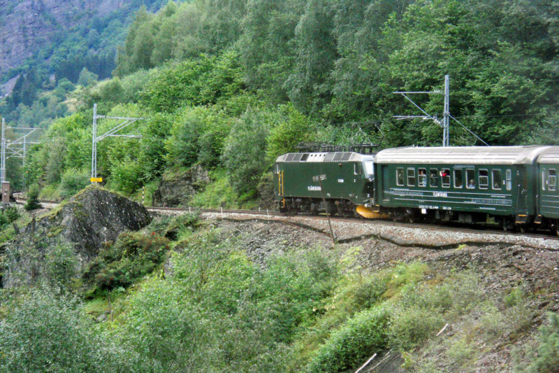 Photo of From the Window of a Train: On the FLAM Railway, Norway