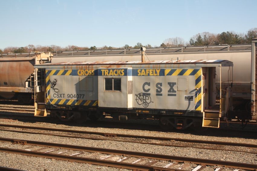 Photo of A CSX caboose
