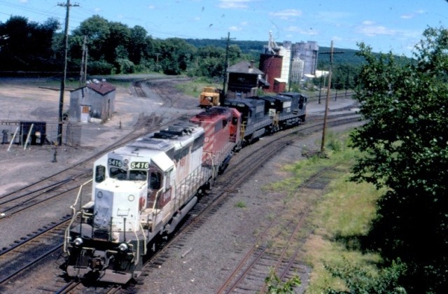 Photo of CP / NS coal train power at E. Deerfield
