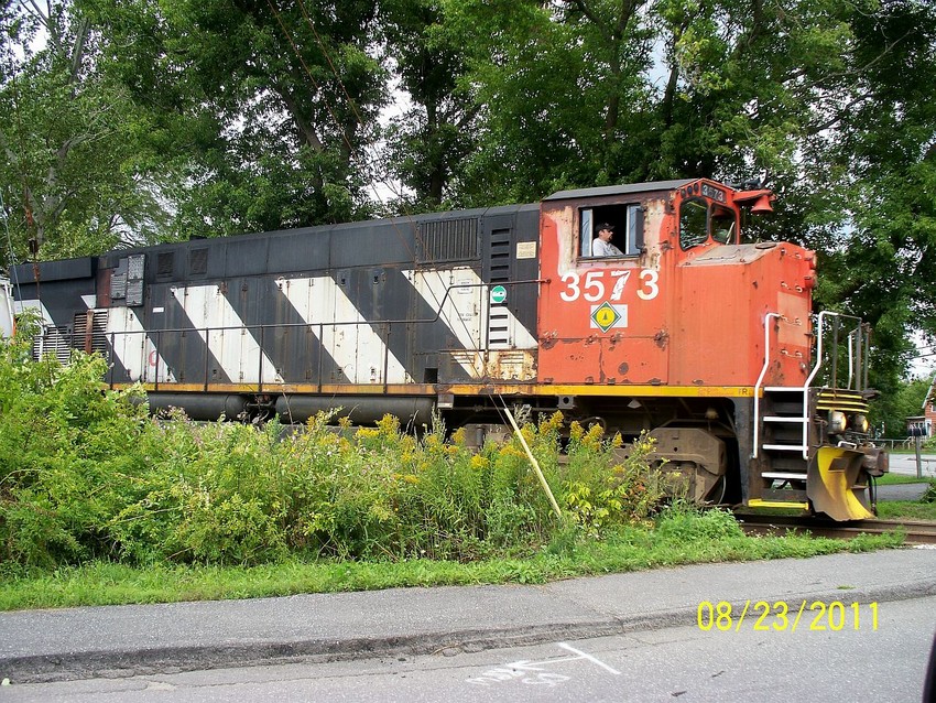 Photo of MER MLW M420W 3573 in Thomaston.