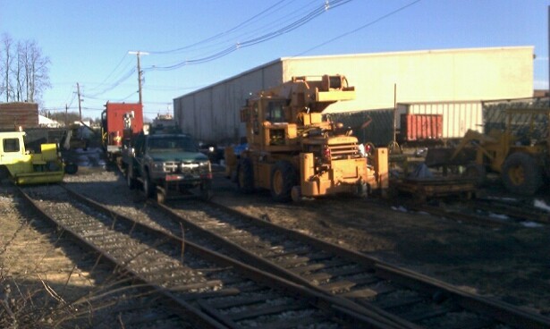 Photo of CMRR Pettibone and HI-Rail Truck in Kingston