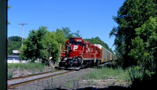Photo of CP local returning from Altamont to Voorheesville