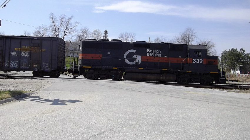 Photo of BM 332 switching at Danville Junction 2