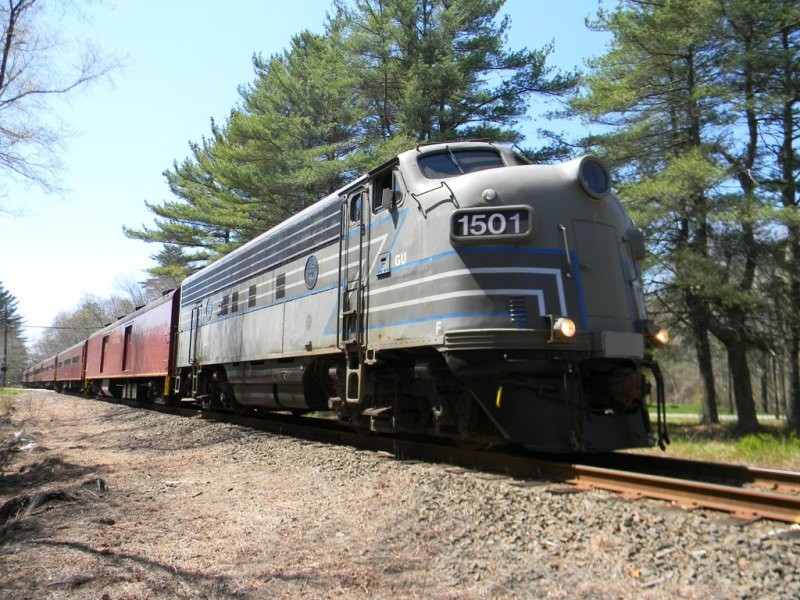 Photo of 1501 on the 'Fall River Extra'