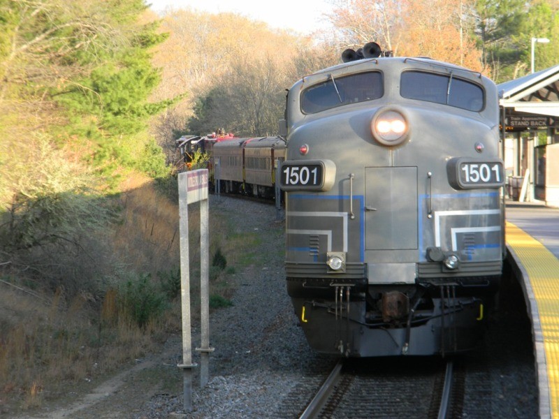 Photo of G&U 1501 on the 'Fall River Extra'