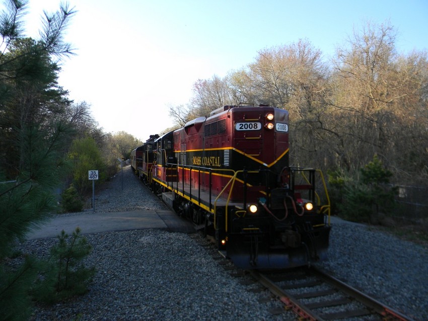 Photo of 'Fall River Extra' Approaching Middleboro