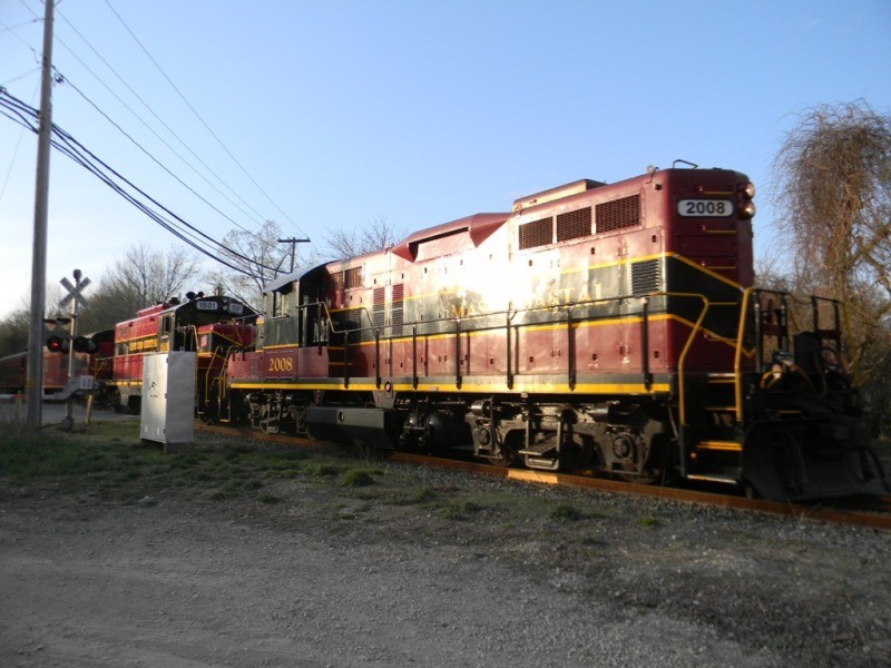 Photo of MC 2008 on the 'Fall River Extra'