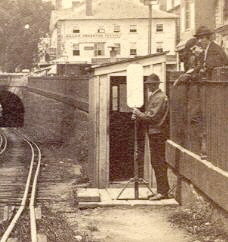 Photo of Salem ( MA ) tunnel circa 1870