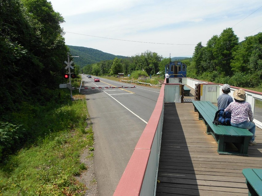 Photo of Crossing Route 28 at Mt Tremper