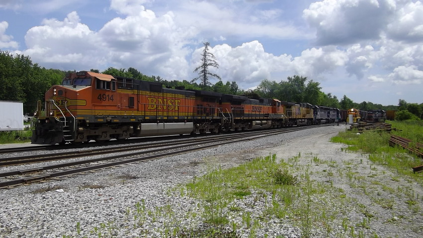 Photo of 8 engines and 4 different RR's at Danville Junction