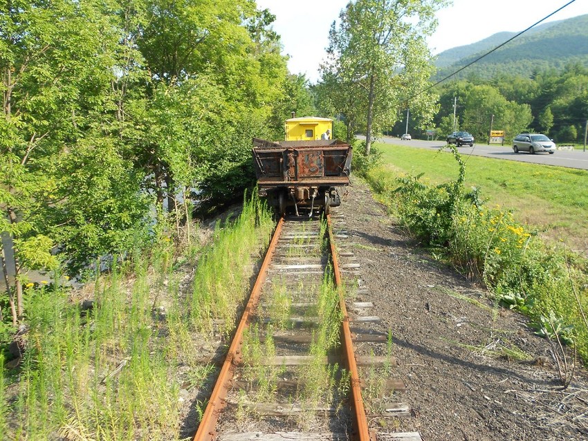 Photo of Work Train Shove Move to Current End of Track at MP 26.5