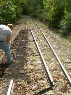 Photo of Changing broken rail south of cooperstown