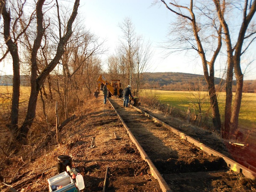 Photo of CMRR Track Crew Working West of C9