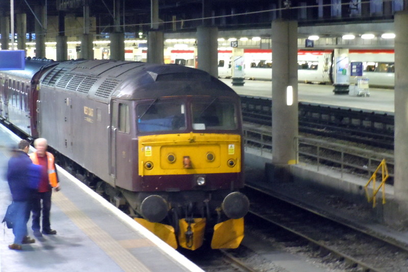 Photo of A diesel in London Euston Station (UK)