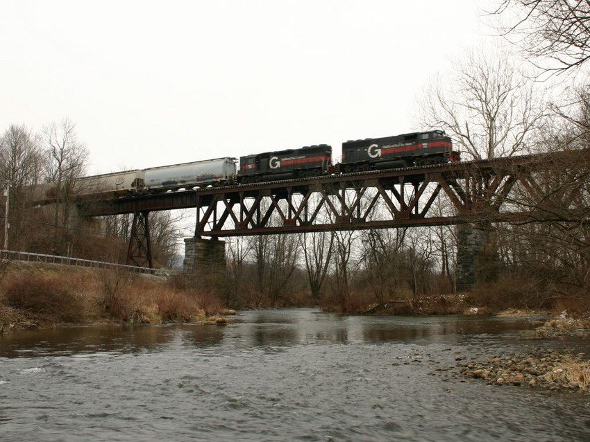 Photo of AD-1 crossing the Walloomsac