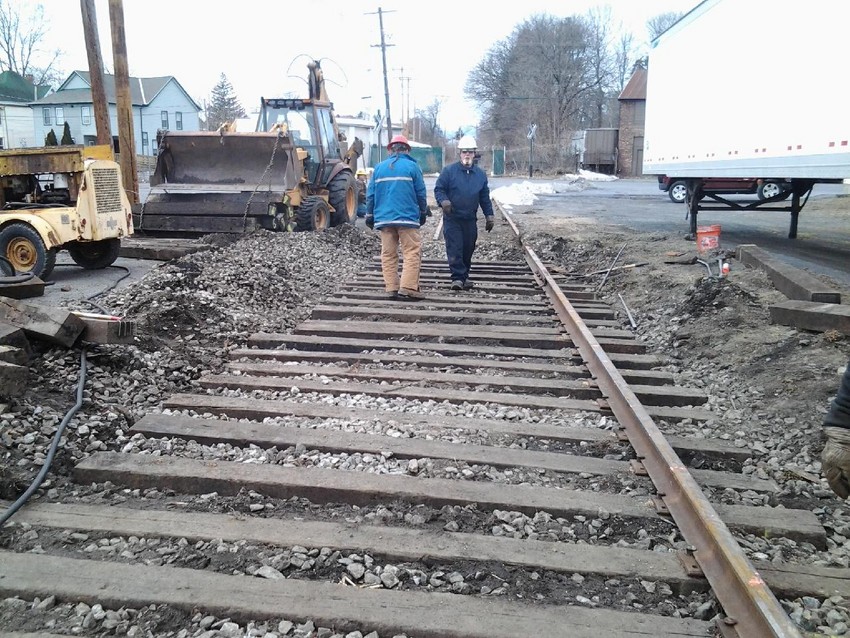 Photo of New West Switch at Cornell Street Yard