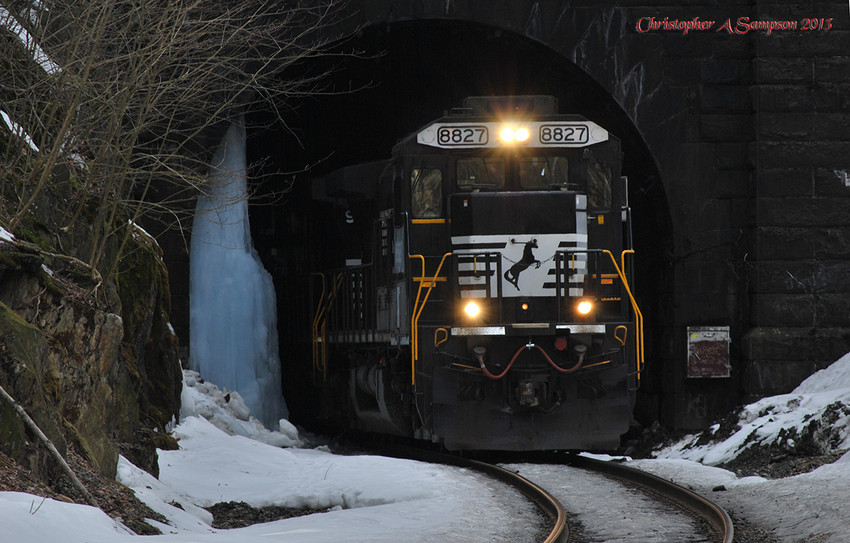 Photo of PAN-AM Southern Hoosac Tunnel Zoar Eastbound Intermodal