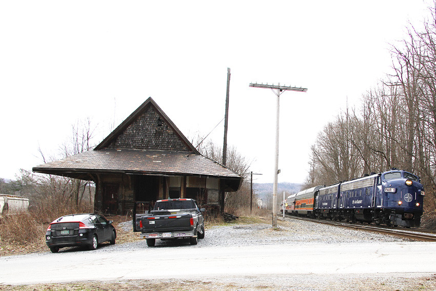 Photo of Passenger Extra passes Eagle Bridge Station